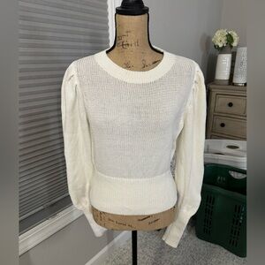 Ivory sweater - Medium - well made, very dainty